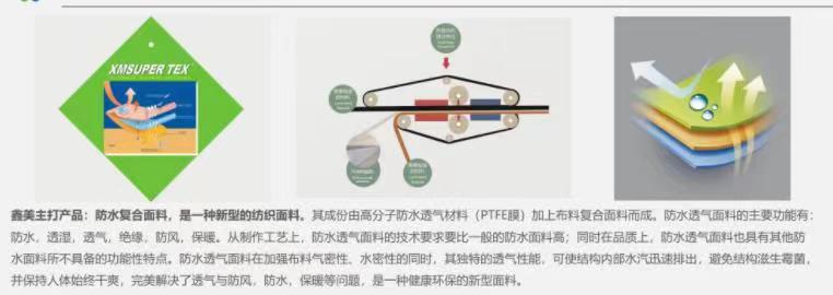潮州防水透气面料